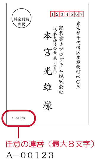 宛名書きのこだわり